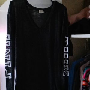 See through long sleeve VS pink